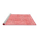 Modern Red Washable Rugs