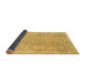 Sideview of Abstract Brown Modern Rug, abs2160brn