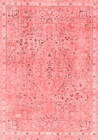 Abstract Red Modern Rug, abs2160red