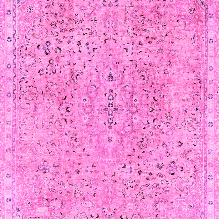 Machine Washable Abstract Pink Modern Rug, wshabs2160pnk