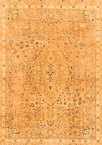 Abstract Orange Modern Rug, abs2160org