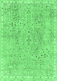 Abstract Emerald Green Modern Rug, abs2160emgrn