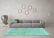 Machine Washable Abstract Light Blue Modern Rug in a Living Room, wshabs2160lblu