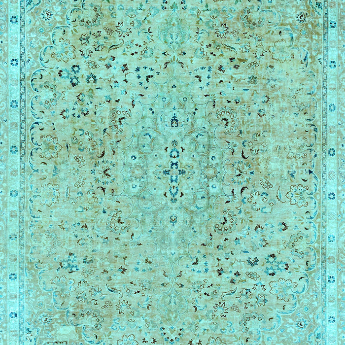 Abstract Light Blue Modern Rug, abs2160lblu