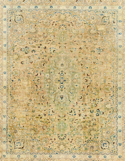 Abstract Gold Modern Rug, abs2160