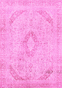 Abstract Pink Modern Rug, abs2161pnk