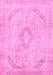 Abstract Pink Modern Rug, abs2161pnk