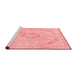 Modern Red Washable Rugs