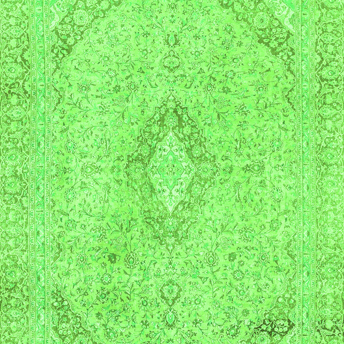 Abstract Green Modern Rug, abs2161grn