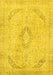 Abstract Yellow Modern Rug, abs2161yw