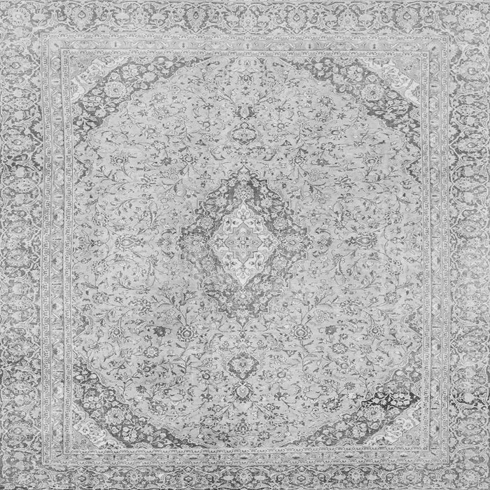 Square Machine Washable Abstract Gray Modern Rug, wshabs2161gry