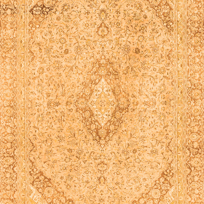 Machine Washable Abstract Orange Modern Area Rugs, wshabs2161org