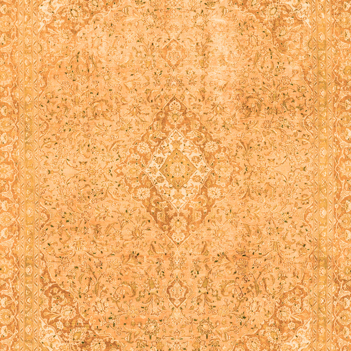 Machine Washable Abstract Orange Modern Area Rugs, wshabs2162org