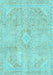 Abstract Light Blue Modern Rug, abs2162lblu