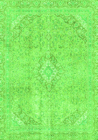 Abstract Green Modern Rug, abs2162grn