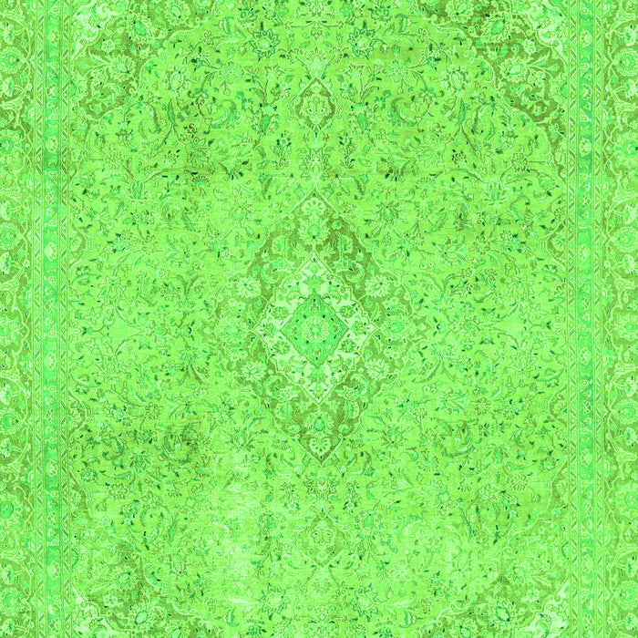 Abstract Green Modern Rug, abs2162grn