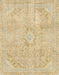 Abstract Brown Gold Modern Rug, abs2162