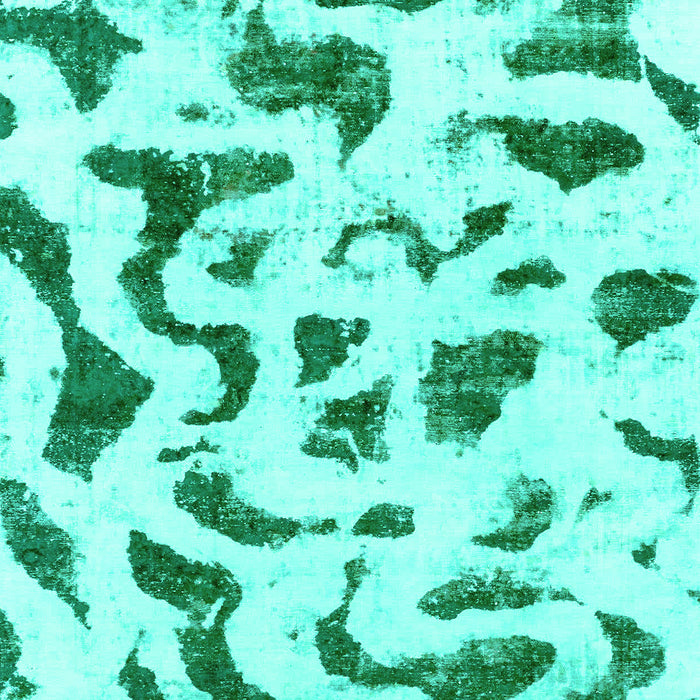 Abstract Turquoise Modern Rug, abs2163turq