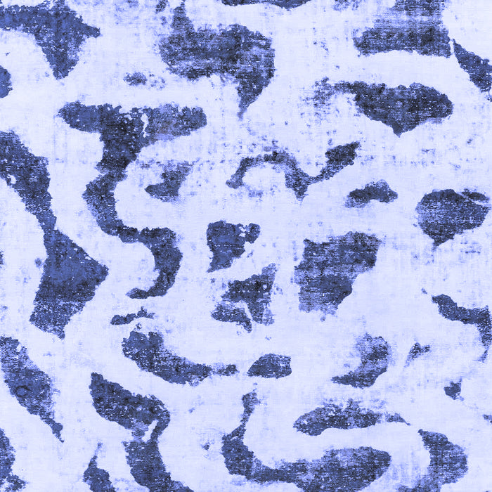 Machine Washable Abstract Blue Modern Rug, wshabs2163blu