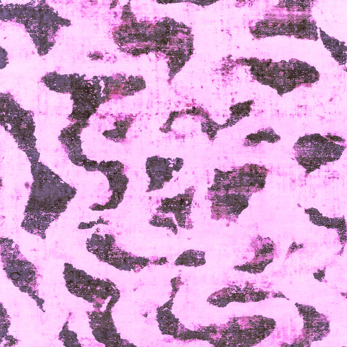 Machine Washable Abstract Pink Modern Rug, wshabs2163pnk