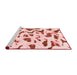 Modern Red Washable Rugs