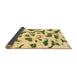 Sideview of Abstract Brown Modern Rug, abs2163brn