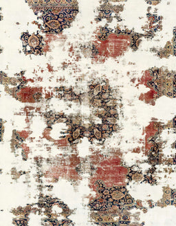 Abstract Dark Almond Brown Modern Rug, abs2164