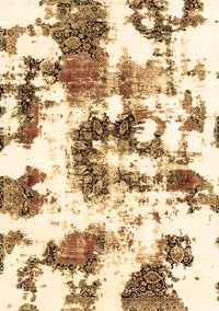 Abstract Brown Modern Rug, abs2164brn