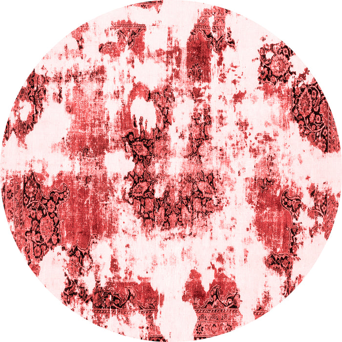 Machine Washable Abstract Red Modern Rug, wshabs2164red