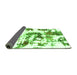 Sideview of Abstract Green Modern Rug, abs2164grn