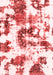 Abstract Red Modern Area Rugs