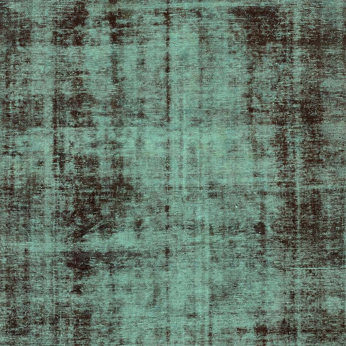 Machine Washable Abstract Turquoise Modern Area Rugs, wshabs2165turq