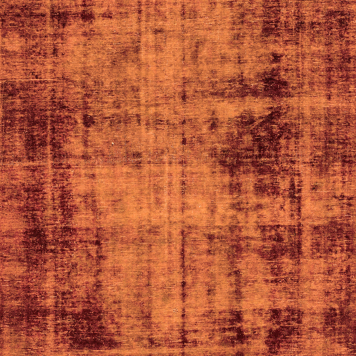 Machine Washable Abstract Orange Modern Area Rugs, wshabs2165org