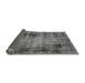 Sideview of Abstract Gray Modern Rug, abs2165gry