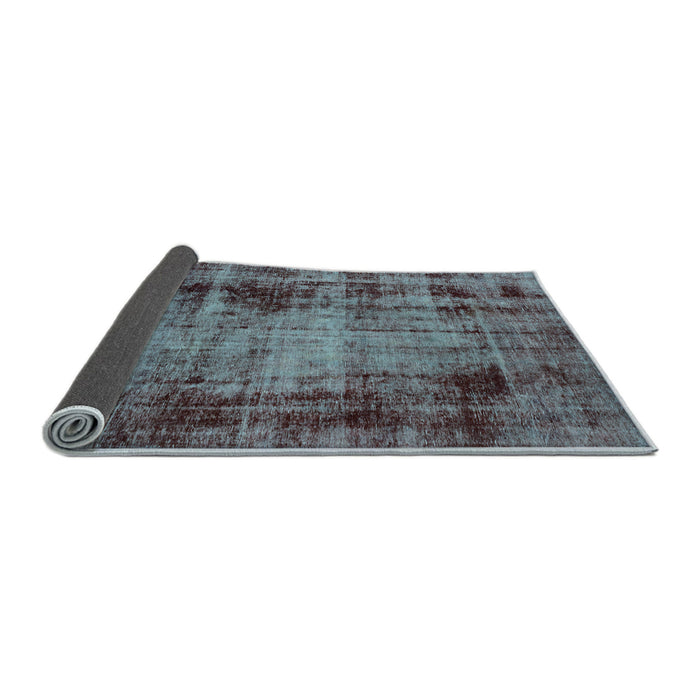 Sideview of Abstract Light Blue Modern Rug, abs2165lblu