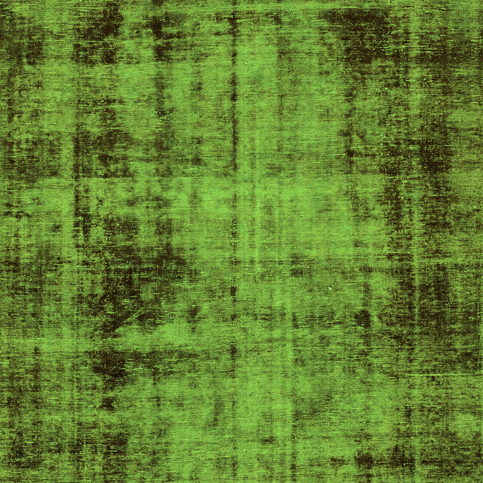 Machine Washable Abstract Green Modern Area Rugs, wshabs2165grn