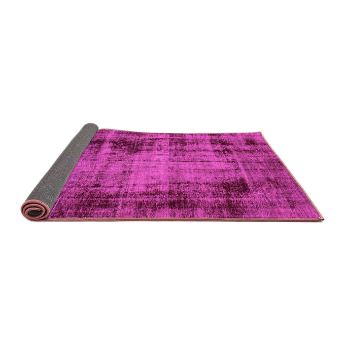 Sideview of Abstract Pink Modern Rug, abs2165pnk