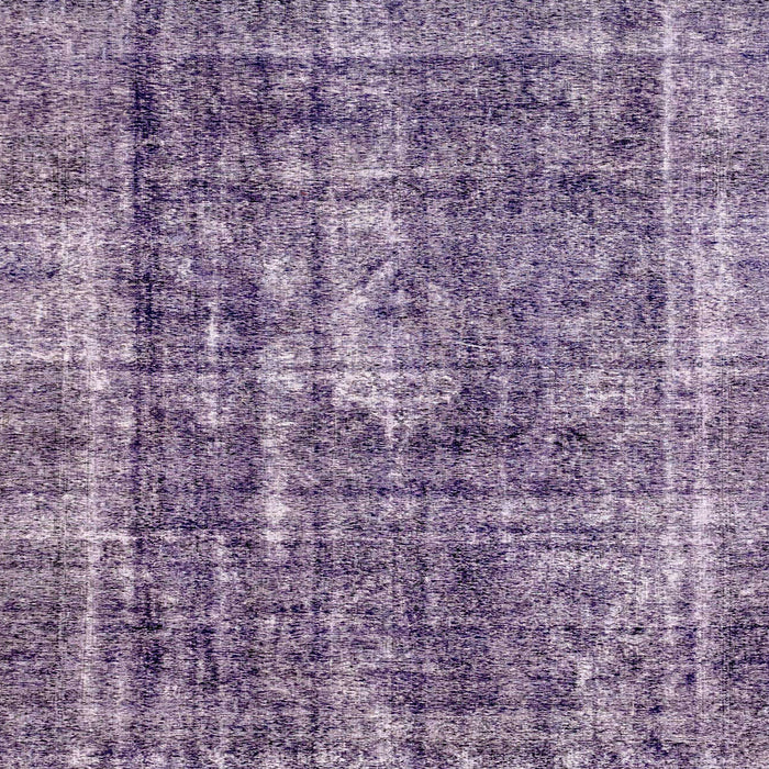 Square Machine Washable Abstract Purple Rug, wshabs2166