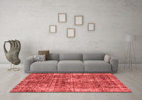 Machine Washable Persian Red Bohemian Rug, wshabs2166red