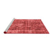 Bohemian Red Washable Rugs