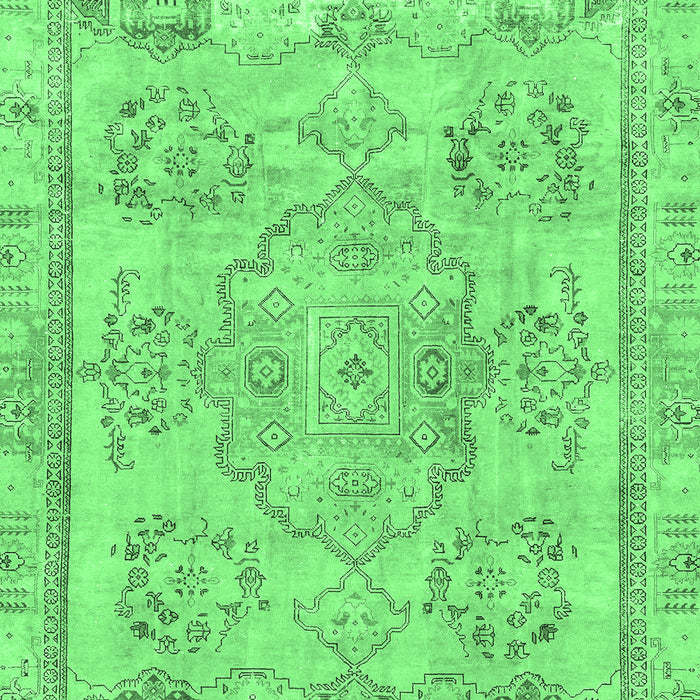 Abstract Emerald Green Modern Rug, abs2167emgrn