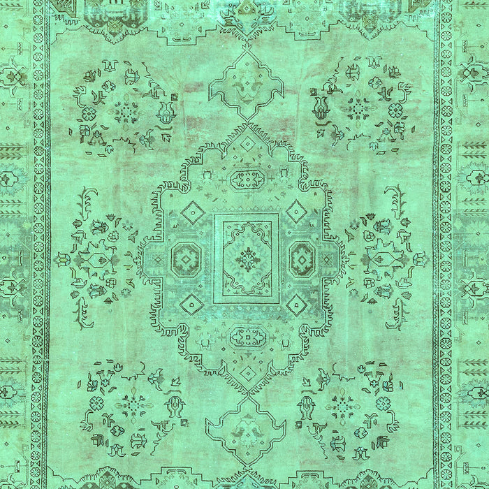 Machine Washable Abstract Turquoise Modern Area Rugs, wshabs2167turq