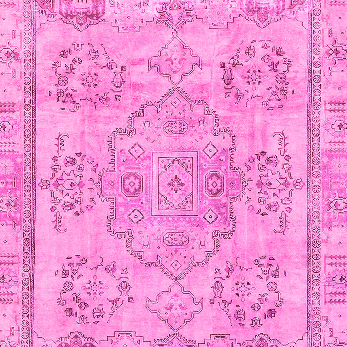 Machine Washable Abstract Pink Modern Rug, wshabs2167pnk