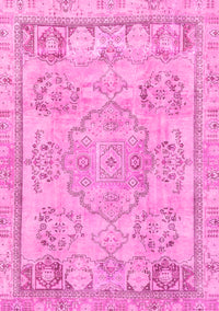 Abstract Pink Modern Rug, abs2167pnk