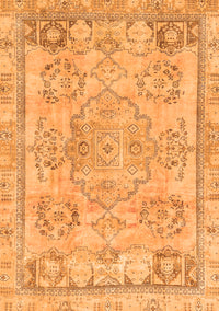 Abstract Orange Modern Rug, abs2167org