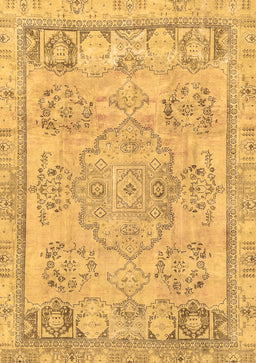 Abstract Brown Modern Rug, abs2167brn