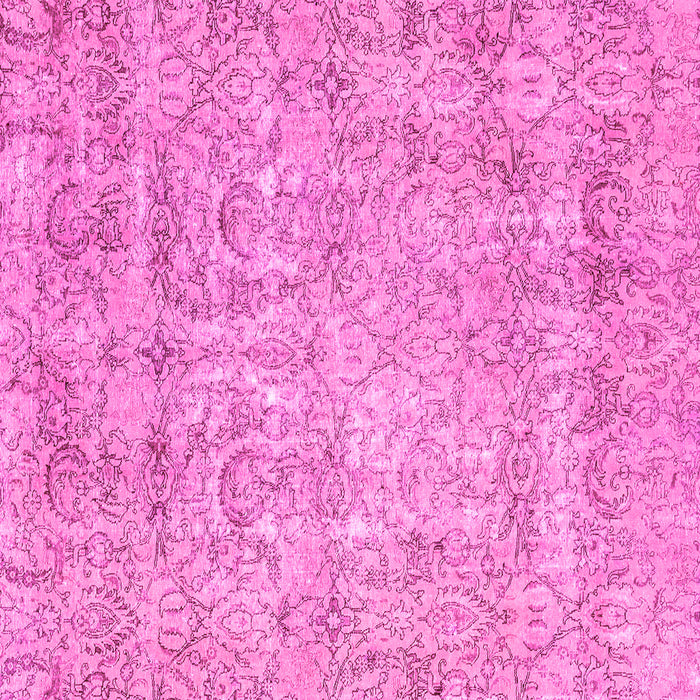 Square Abstract Pink Modern Rug, abs2168pnk