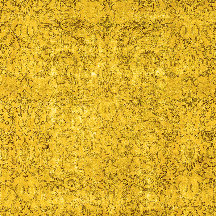 Abstract Yellow Modern Rug, abs2168yw