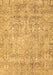 Abstract Brown Modern Rug, abs2168brn