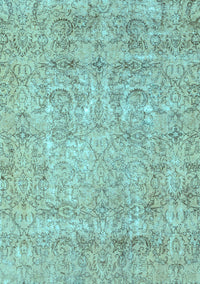 Abstract Light Blue Modern Rug, abs2168lblu